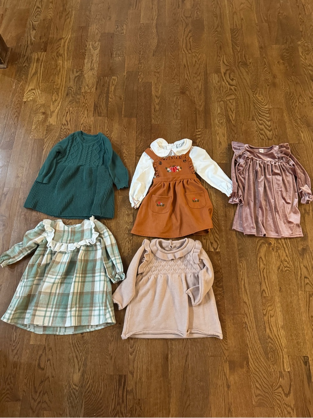 Toddler girl fall dress bundle 2-3t